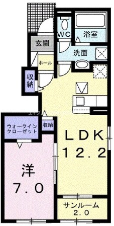 シンフォニーⅣの物件間取画像